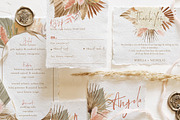 Bohemian Dried Foliage Wedding Suite, an Invitation Template by BlueRobinDesignShop (Thumbnail 3 of 17)