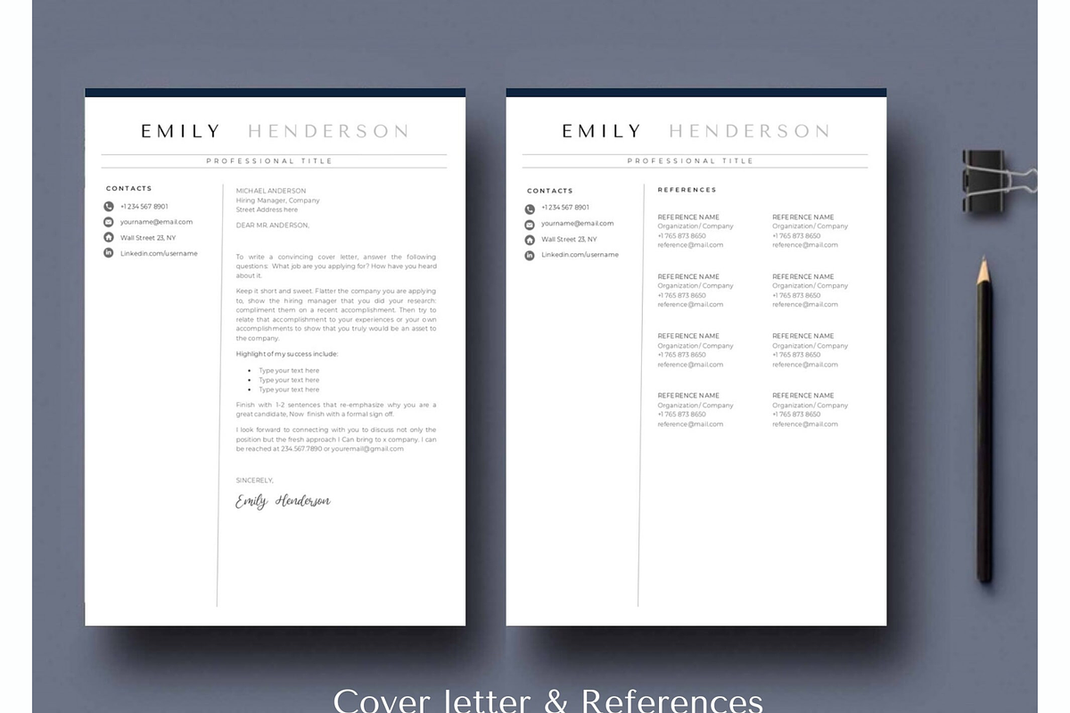 Student Resume template Word & Docs, a Resume Template by Climbwithelevator (Photo 3 of 8)