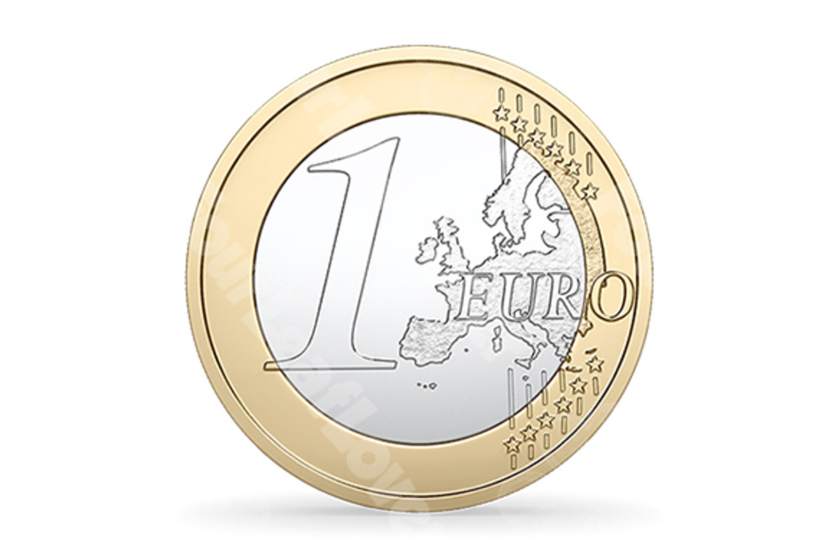 One Euro Coin Renders preview 3