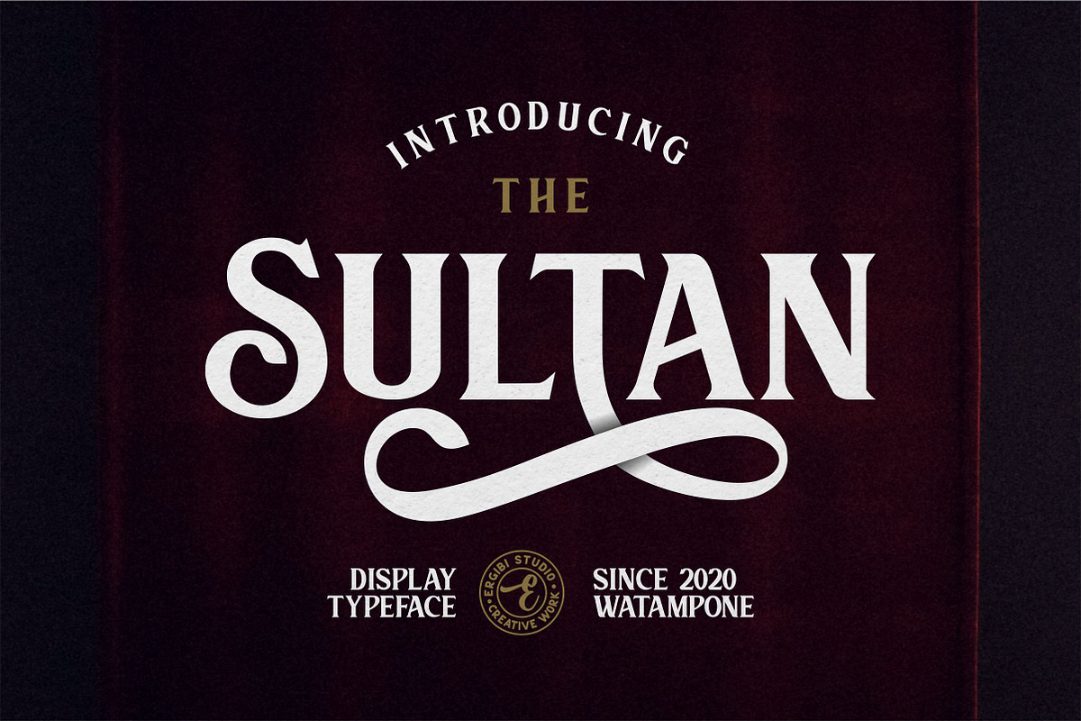 Sultan - Typeface Font