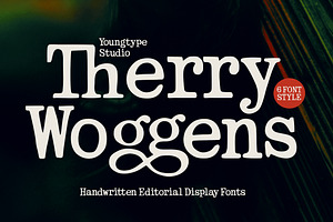 Therry Woggens - Handwritten, a Handwritten Font by Youngtype.Std