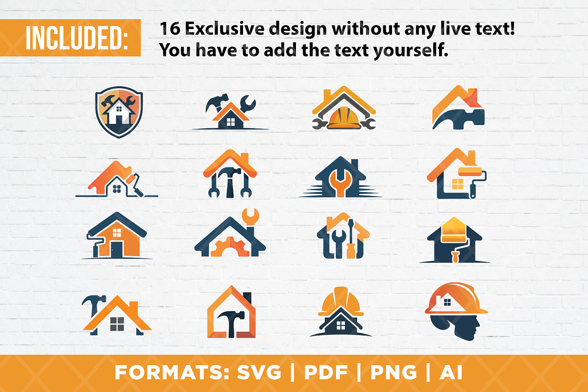 16 House Builder Logo Bundle, a Branding & Logo Template by Guavanaboy (Photo 2 of 2)