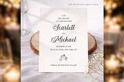 Elegant Save Date Canva bd004, an Invitation Template by TyphoonStudio (Thumbnail 6 of 9)