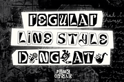 Punk Of Sad Font, a Symbol Font by Marvadesign (Thumbnail 3 of 8)