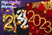 Happy new year 2023 background, a Background Graphic by Digital Studio (Thumbnail 2 of 7)