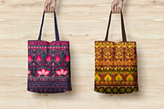 3.Tribal patterns, brushes and cards, a Pattern Graphic by SwetTS (Thumbnail 3 of 6)
