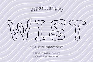 WIST - funny handwriting font