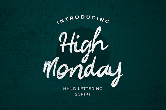 High Monday Handwritten Font preview 7