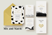 Chic,Modern&Bold Wedding Collection, an Invitation Template by Knotted Design (Thumbnail 2 of 4)