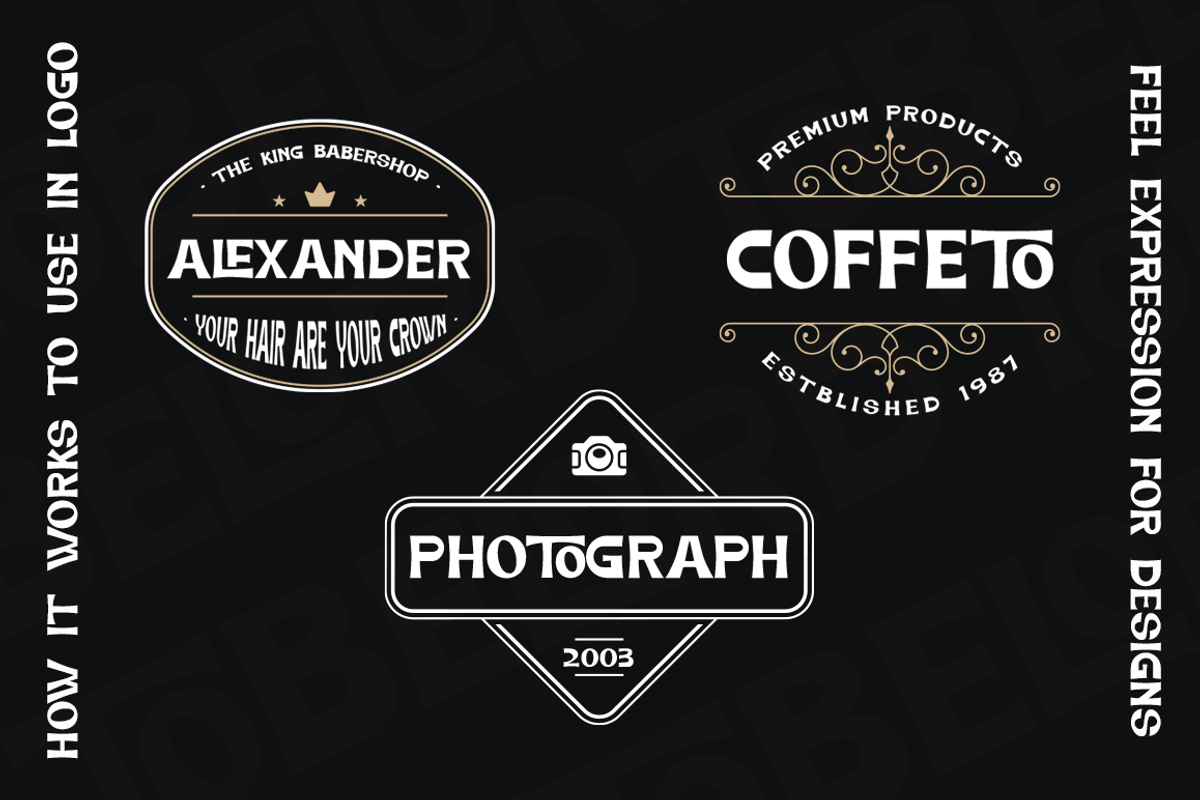 TOBELORD Display Sans Serif, a Sans Serif Font by Haksen (Photo 7 of 9)