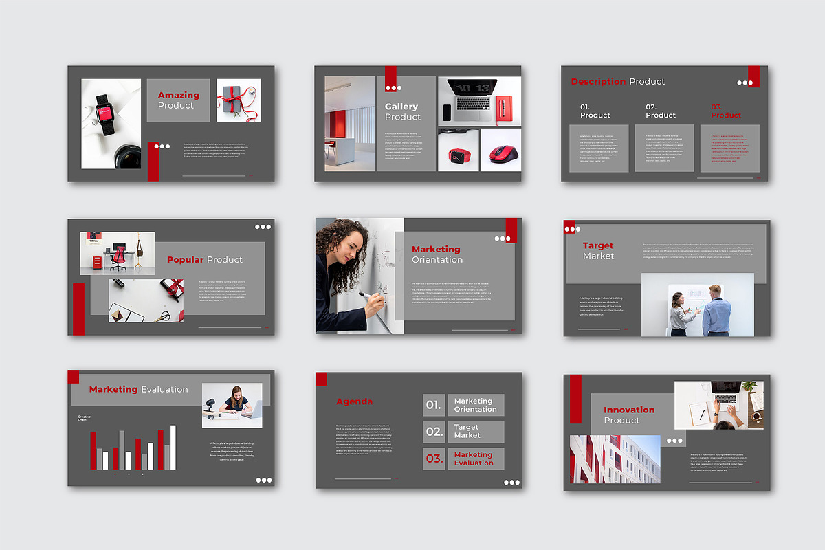 Business Presentation Template, a Presentation Template by TemplArt (Photo 3 of 4)