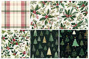 Christmas Digital Paper, Seamless, a Texture Graphic by CitraGraphics (Thumbnail 6 of 8)