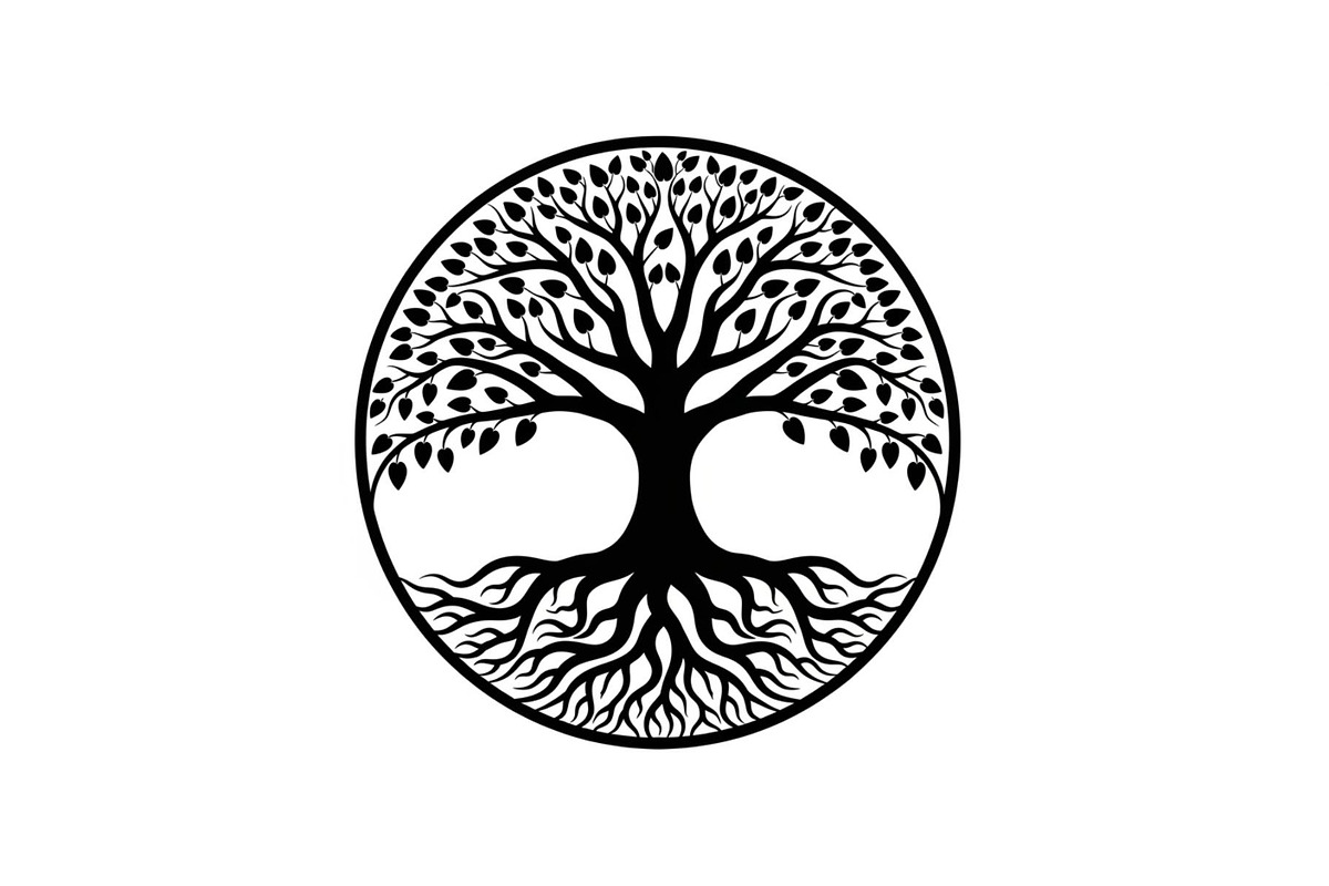 Tree of Life Circle SVG Bundle, an Illustration by Gfx_Store (Photo 49 of 50)