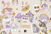 Groovy dogs collection, an Animal Illustration by avdnadi (Thumbnail 1 of 10)