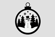 Christmas Laser Cut Ornament Bundle, a Graphic by Designer_Momina (Thumbnail 7 of 14)