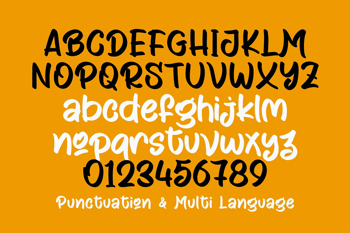 Mango Lazy, a Script Font by Letterafa Studio (Photo 5 of 7)