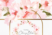 Watercolor Cherry Blossom, an Illustration by Olga Koelsch (Thumbnail 6 of 9)