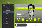 Velveta - Fashion E-Commerce, a Landing Page Template by SLAB! Design (Thumbnail 2 of 4)