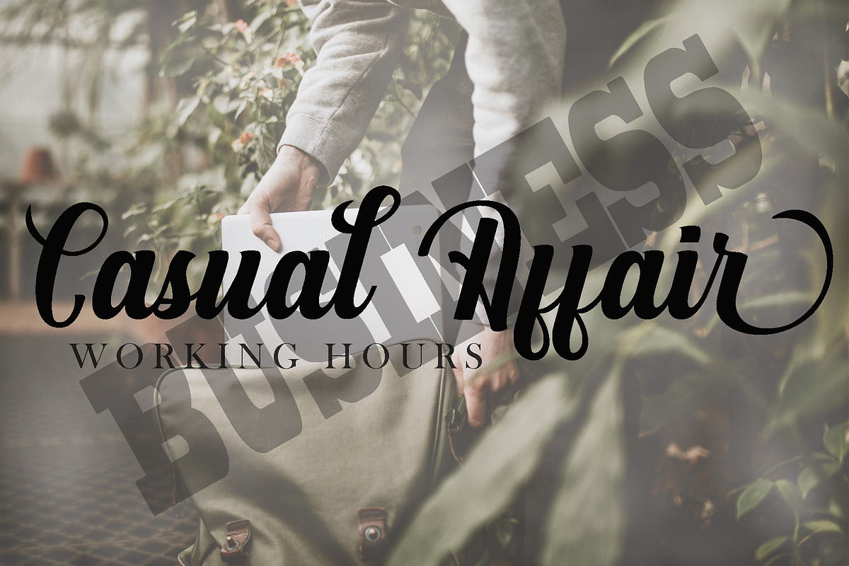 Mighttel, a Script Font by PollemSt (Photo 5 of 10)