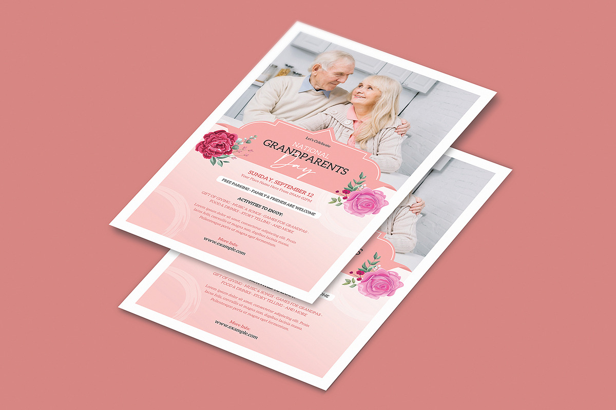 Grandparents Day Flyer preview 4