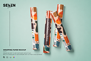 Vinyl Wallpaper Mockup Template, a Packaging Mockup by Se٧enStudio (Thumbnail 1 of 2)