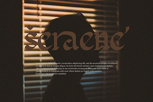 Blackletter Typeface Font