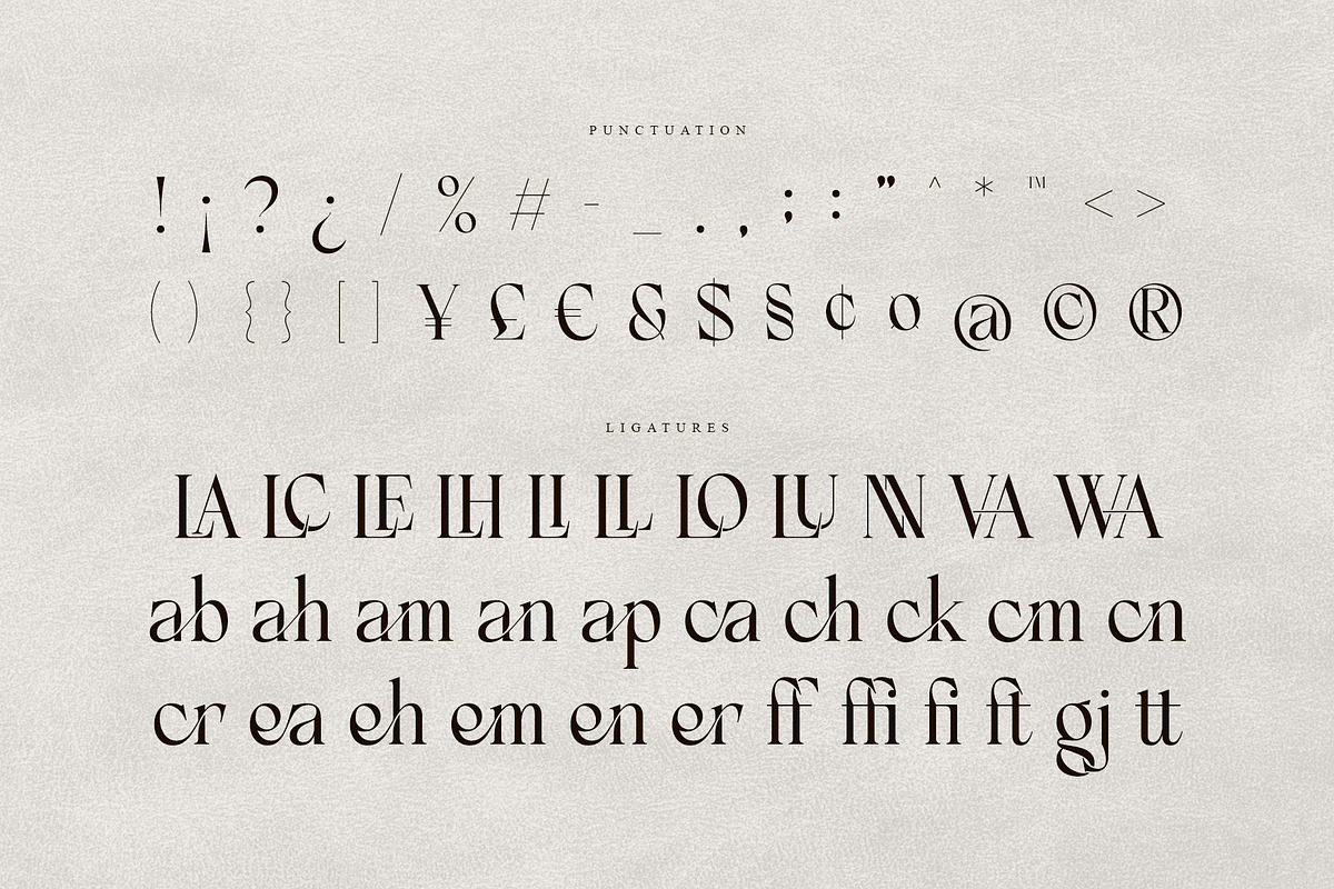 Frenchy – Elegant Ligature Serif, a Serif Font by Krismagraph (Photo 6 of 10)