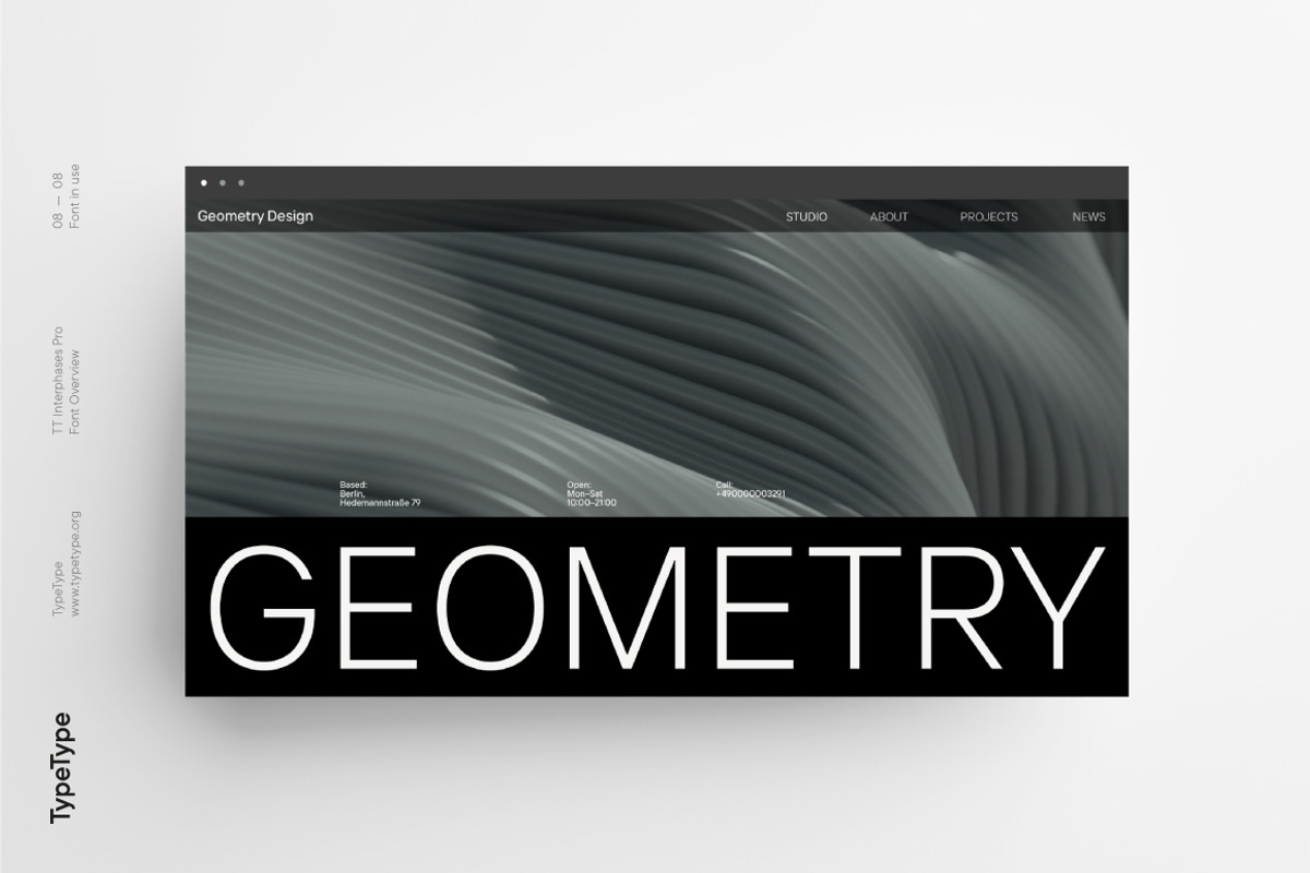 TT Interphases Pro Basic, a Sans Serif Font by TypeType (Photo 8 of 8)