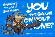 Jetoon Blobs, a Sans Serif Font by Ideal Eksis (Thumbnail 4 of 9)