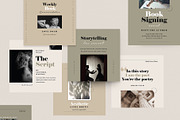 Writers Social Media Pack, a Social Media Template by Vynetta (Thumbnail 2 of 8)