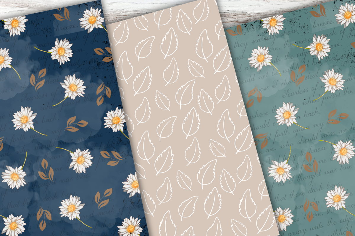 Spring floral junk journal pages, a Pattern Graphic by Shabbypaperboutique (Photo 2 of 4)