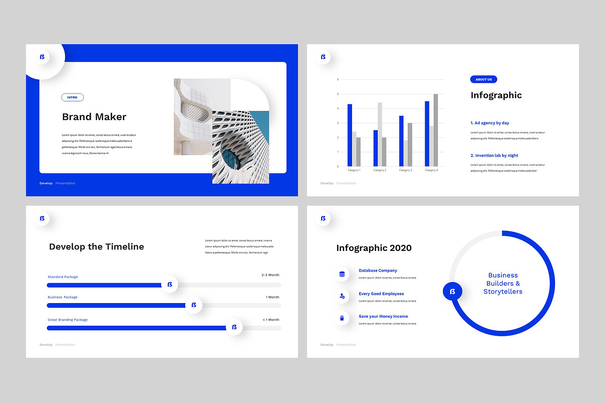 Develop - Business Clean Keynote, a Presentation Template by rgbryand