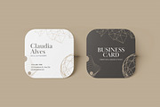 Square Business Card Mockup, an Advertising Mockup by YurnalisPerix (Thumbnail 4 of 5)