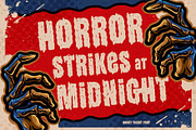 Ghost Ticket a Cartoon Horror Font, a Handwritten Font by Rasiorise Studio (Thumbnail 7 of 12)