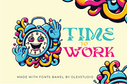 BAMEL Olstd - Psychedelic, a Symbol Font by Olexstudio (Thumbnail 2 of 7)