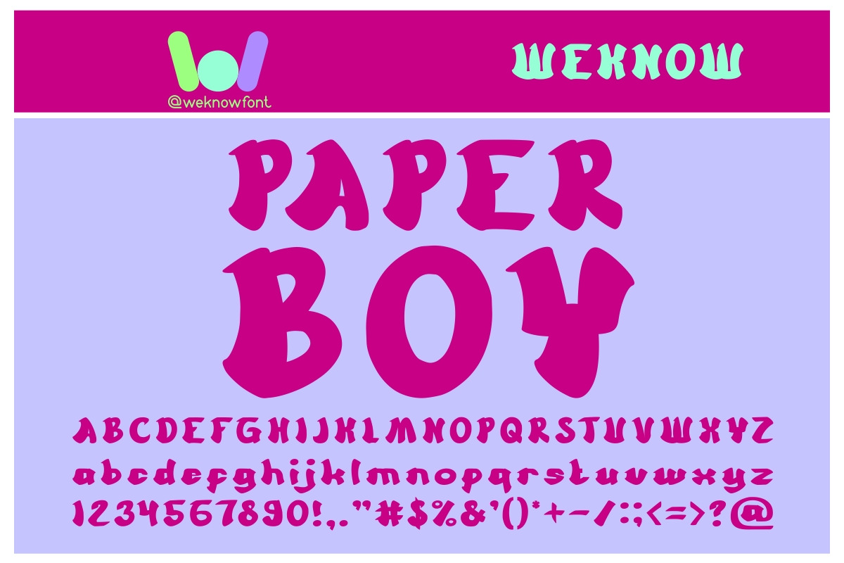 cartoon font, a Font by weknow (Photo 3 of 5)