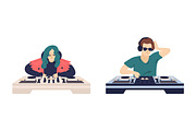 People make music. DJ set, a Person Illustration by Good Studio (Thumbnail 2 of 5)