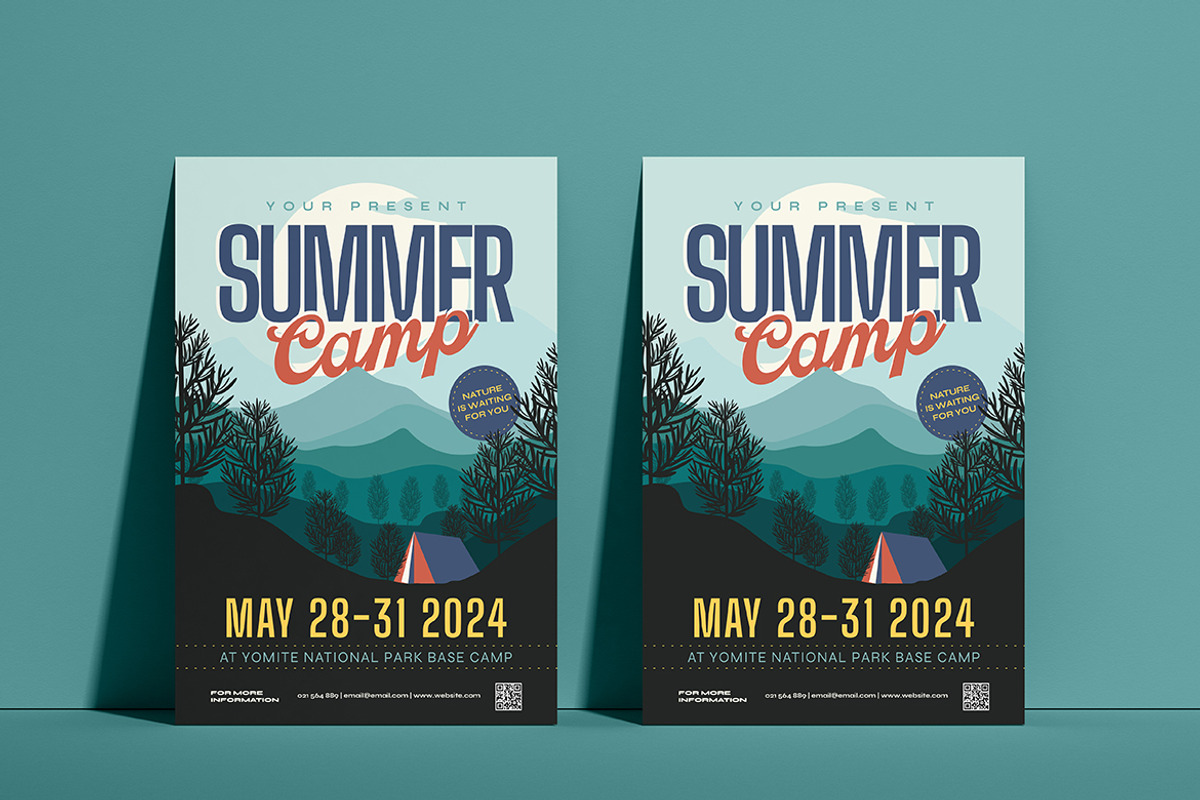 Summer Camp Flyer, a Flyer Template by FathurFateh (Photo 2 of 2)