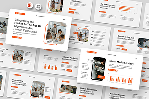 Conquering The Market - PowerPoint, a Presentation Template by QR Design Studio