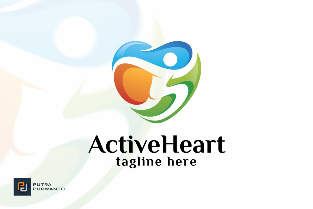 Active Heart - Logo Template, a Branding & Logo Template by putra_purwanto