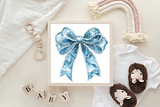Watercolor Silver Blue Christmas, an Illustration by CraftArtStudio (Thumbnail 6 of 6)