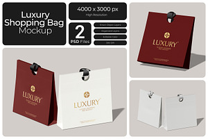 Luxury Shopping Bag Mockup, a Product Mockup by Bartama Graphic