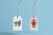Collection retro stickers, a Texture Illustration by oxygen_8 (Thumbnail 7 of 9)