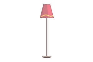 Vintage pink lighting design, an Object Illustration by Things for designers