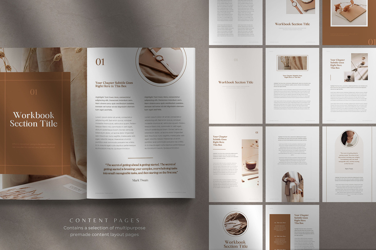 Course Creator Workbook Templates, a Marketing Template by AndrewPixel (Photo 5 of 14)