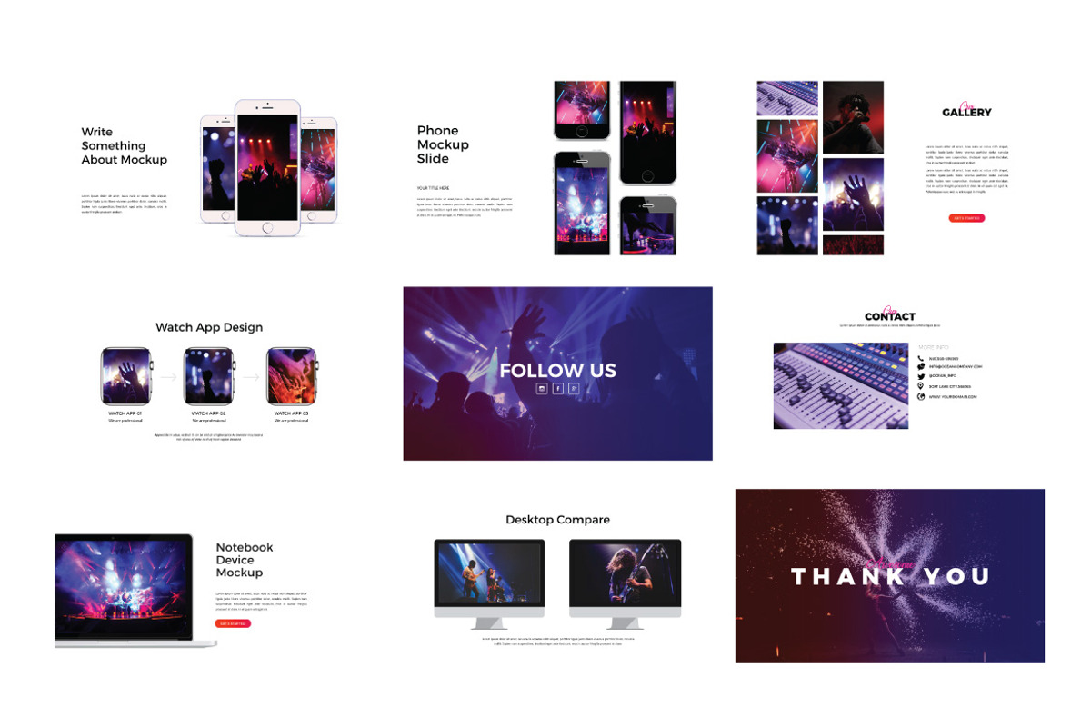 Madness Powerpoint Template, a Presentation Template by Dirtytemp Studio (Photo 6 of 6)