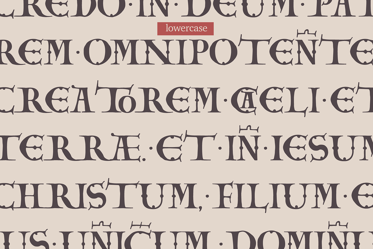 Carolingian Majuscule medieval font, a Serif Font by kaer_shop (Photo 4 of 11)