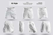 22 Sport Shorts Bundle Mockups, a Shirt Mockup by Grow Design Craft Studio (Thumbnail 4 of 7)