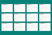 Minimal 2027 Vector Calendar EPS, a Texture Illustration by mikhailmorosin (Thumbnail 3 of 8)