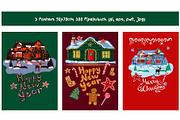 Holiday Season Vector Set, a Seasonal Illustration by Irmak Akçadoğan (Thumbnail 2 of 8)